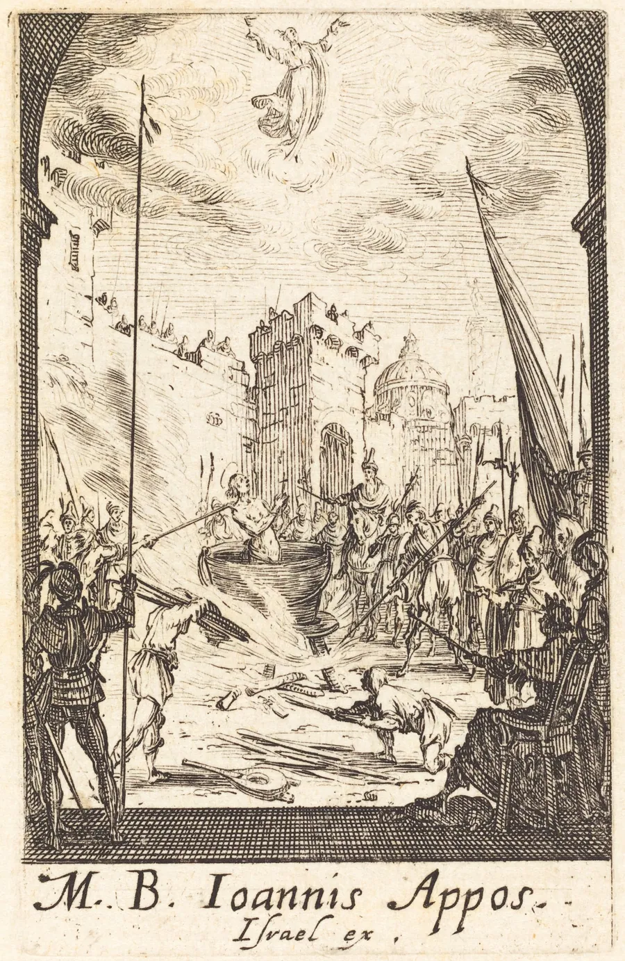 The Martyrdom of Saint John the Evangelist by Jacques Callot