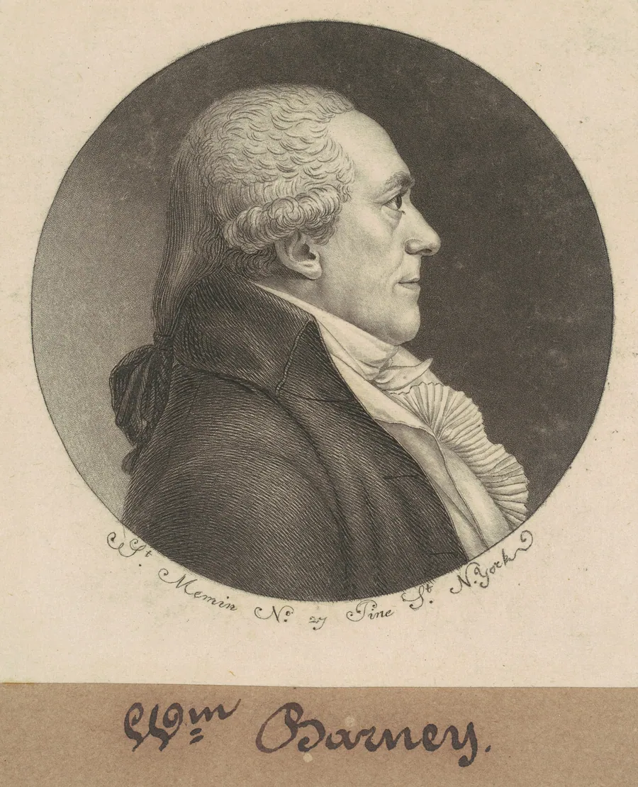 William Stevenson Barney by Charles B. J. Févret de Saint-Mémin