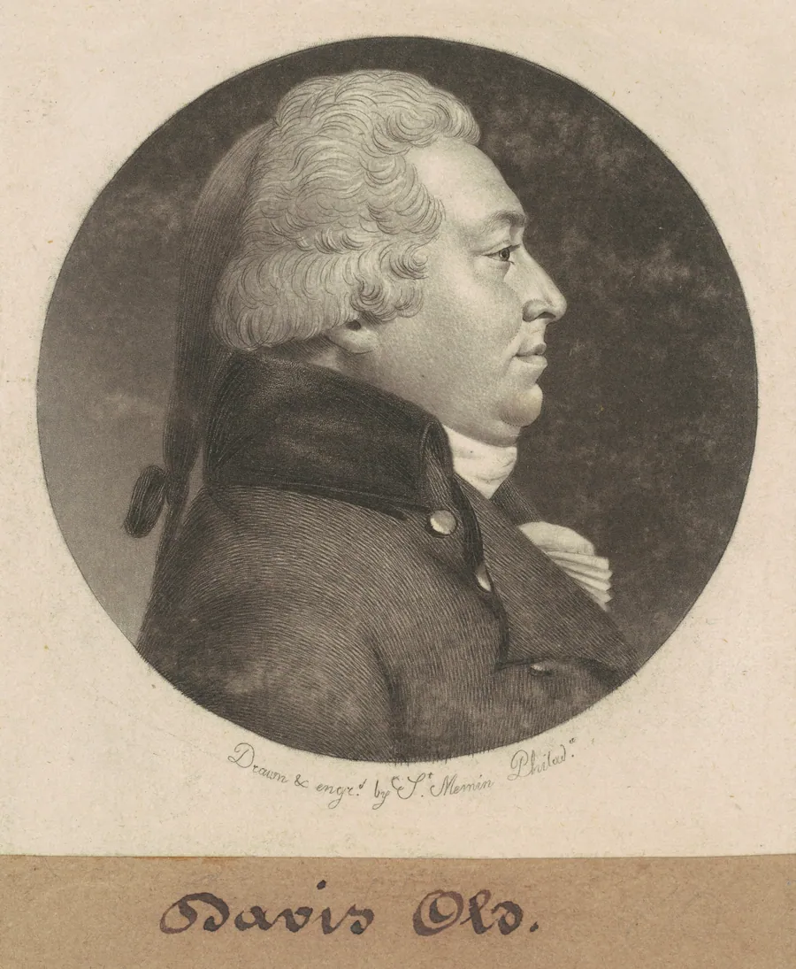 Davis Old by Charles B. J. Févret de Saint-Mémin