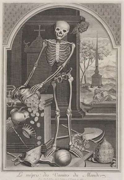 Death with Worldly Vanities