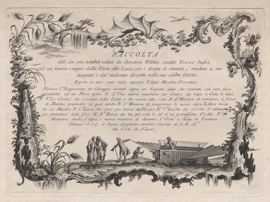 Title and Dedication Page by Filippo Morghen