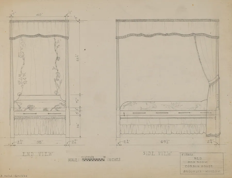 Bed by B. Holst-Grubbe