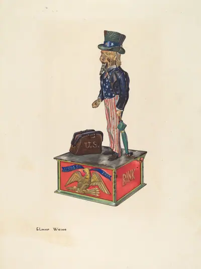 Toy Bank: Uncle Sam