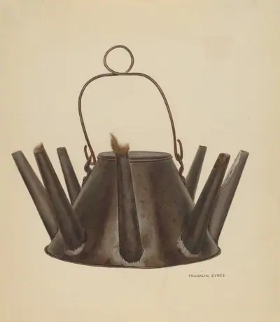 Lard Oil Lamp