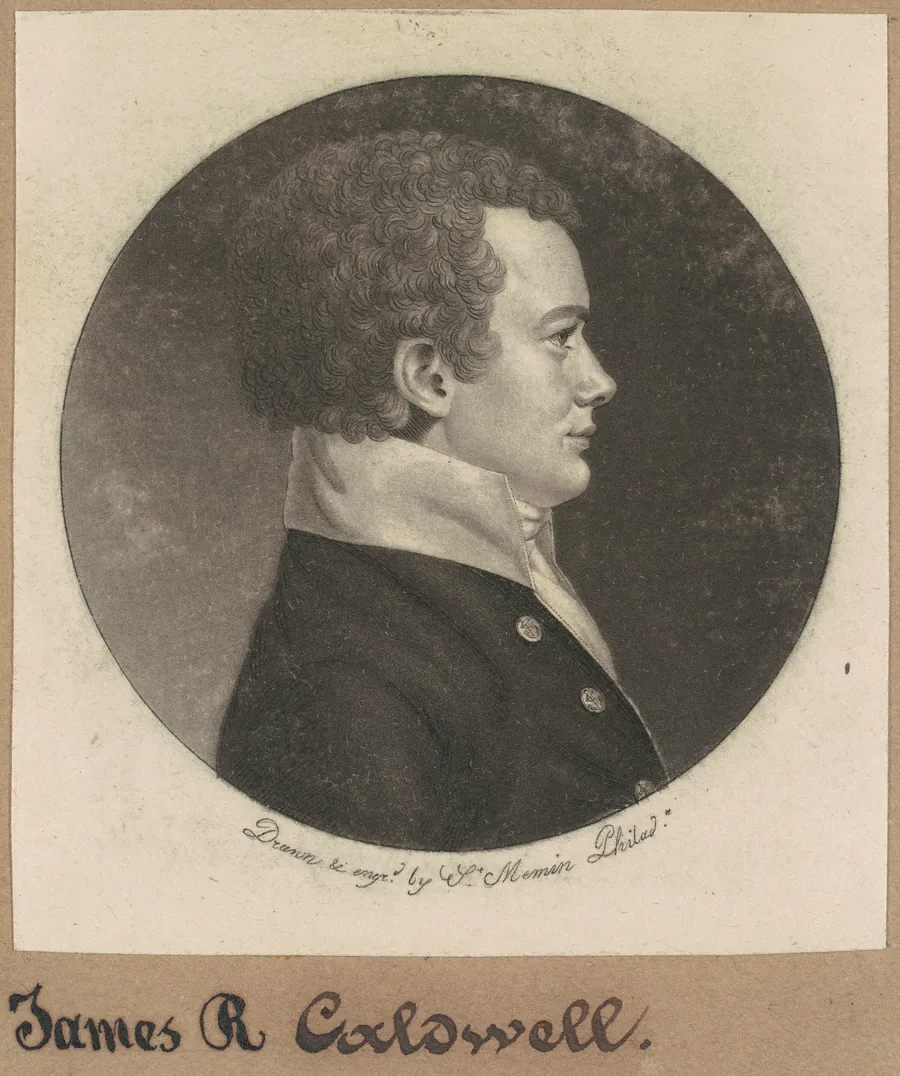 James R. Caldwell by Charles B. J. Févret de Saint-Mémin