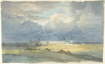 Landscape with a Large Building