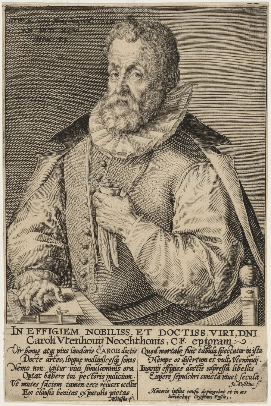 Carolus van Utenhoven by Crispijn van de Passe I