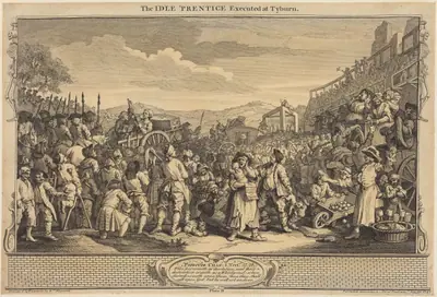 The Idle 'Prentice Executed at Tyburn