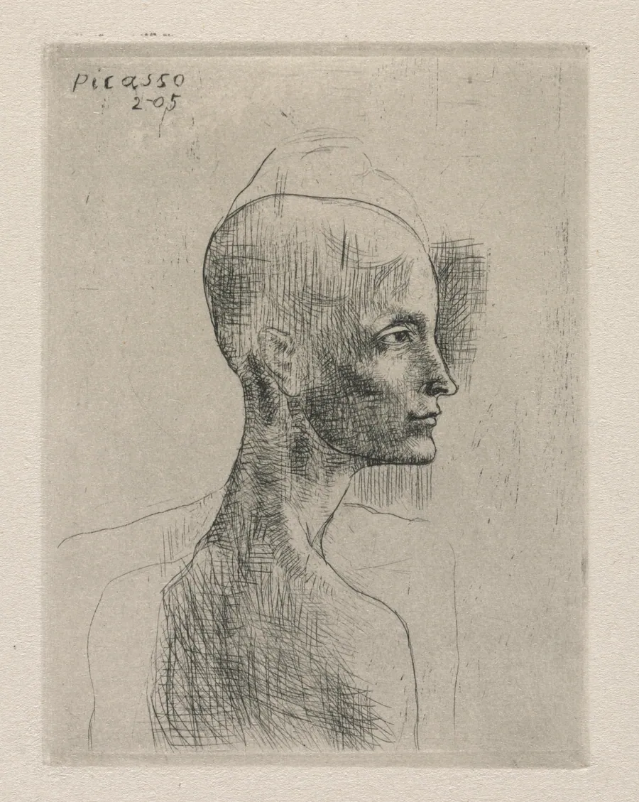 Bust of a Man by Pablo Picasso