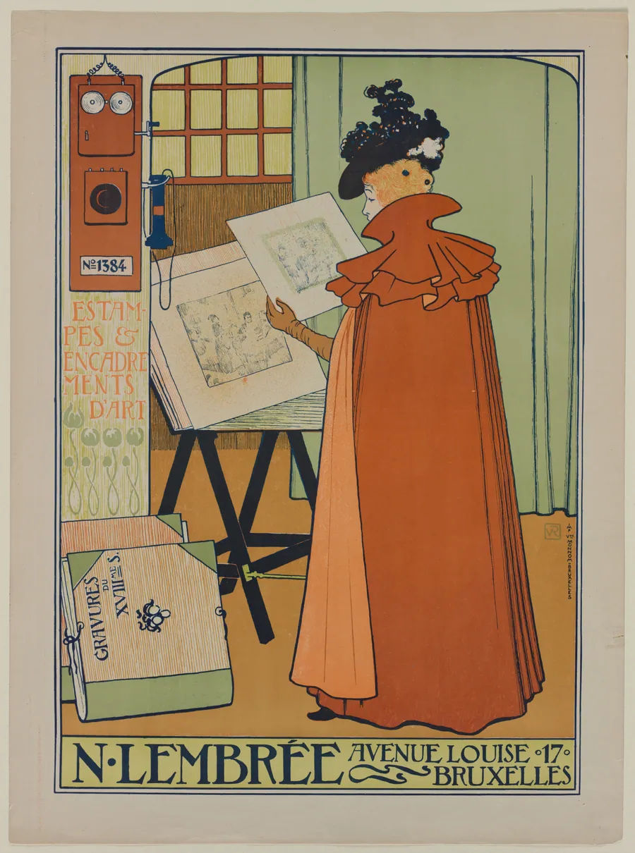 Poster for the Lembrée Gallery by Theo van Rysselberghe