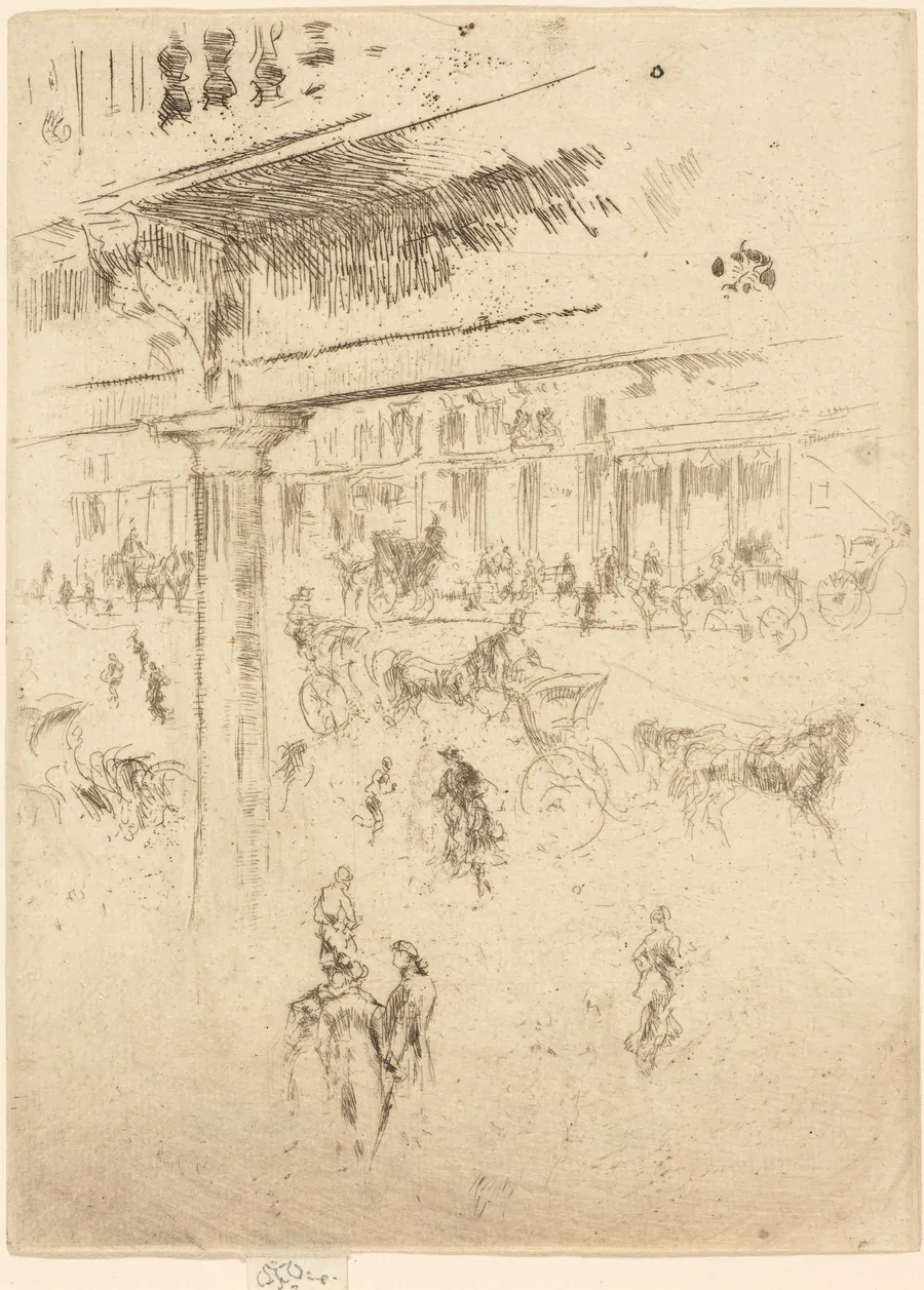 Regent's Quadrant by James McNeill Whistler