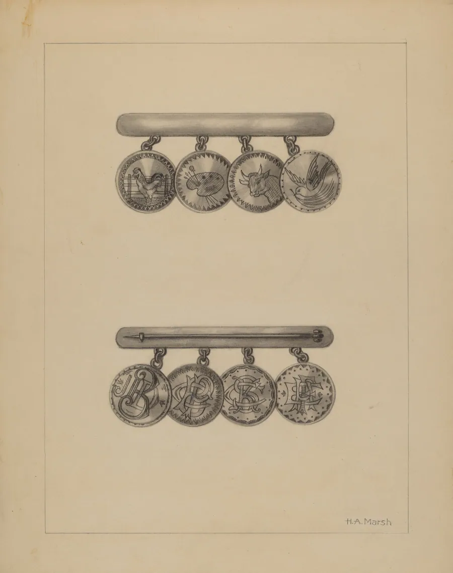 Friendship Pin by Herbert Marsh