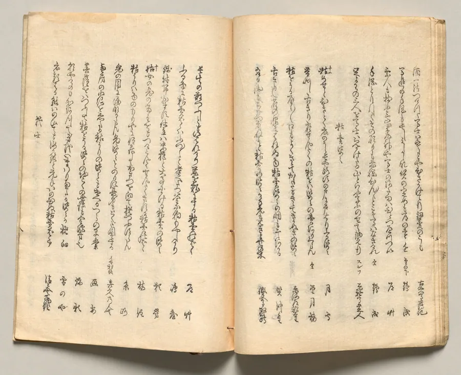 Spread Fifteen from Volume Five of People of Japan in Light Verse (Kyōka) by Utagawa Hiroshige