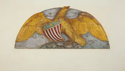Eagle from Paddle Wheel Cover of "Island Home"