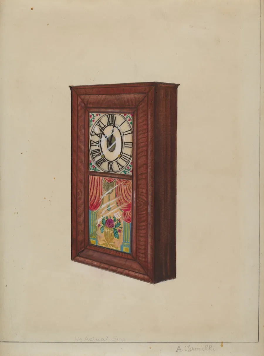 Wall Clock by Albert Camilli