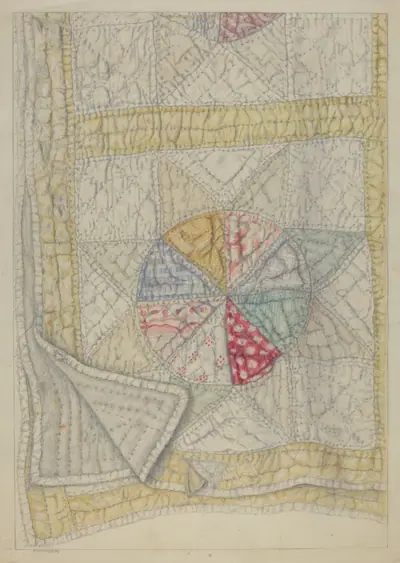 Pieced Quilt - "Star Pattern"