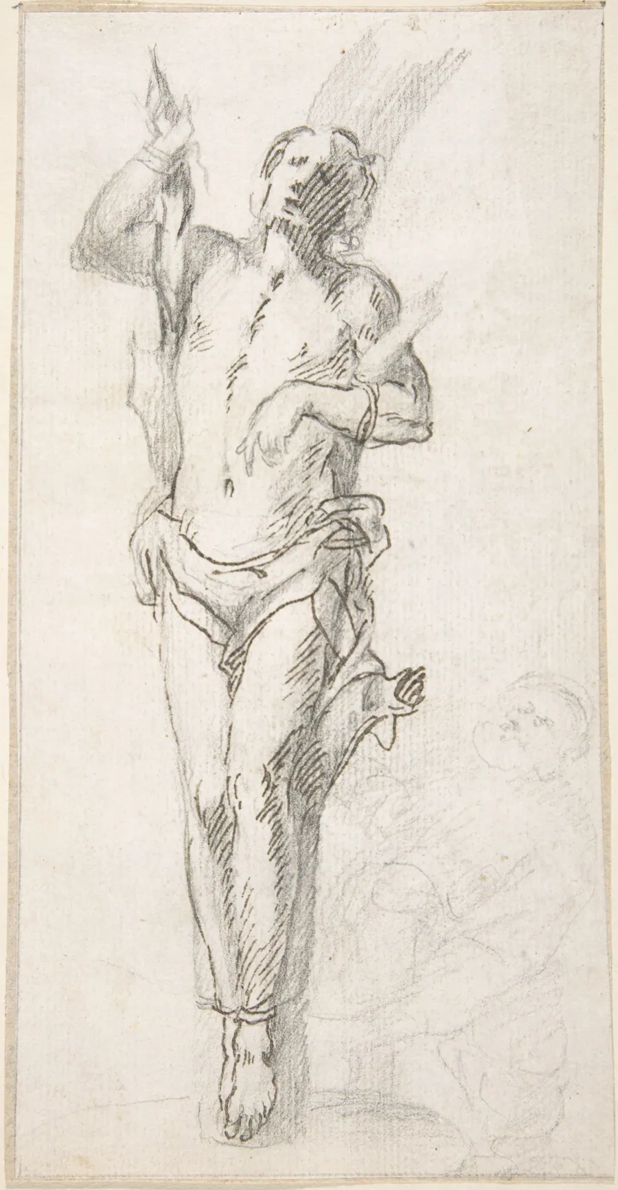 Saint Sebastian by Anonymous, Spanish, School of Seville, 17th century