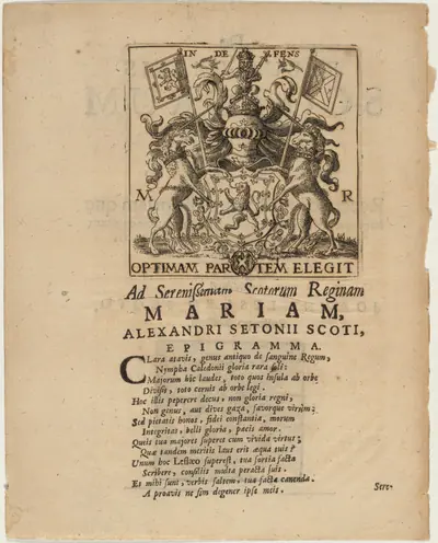 Coat of Arms -- Mary, Queen of Scots