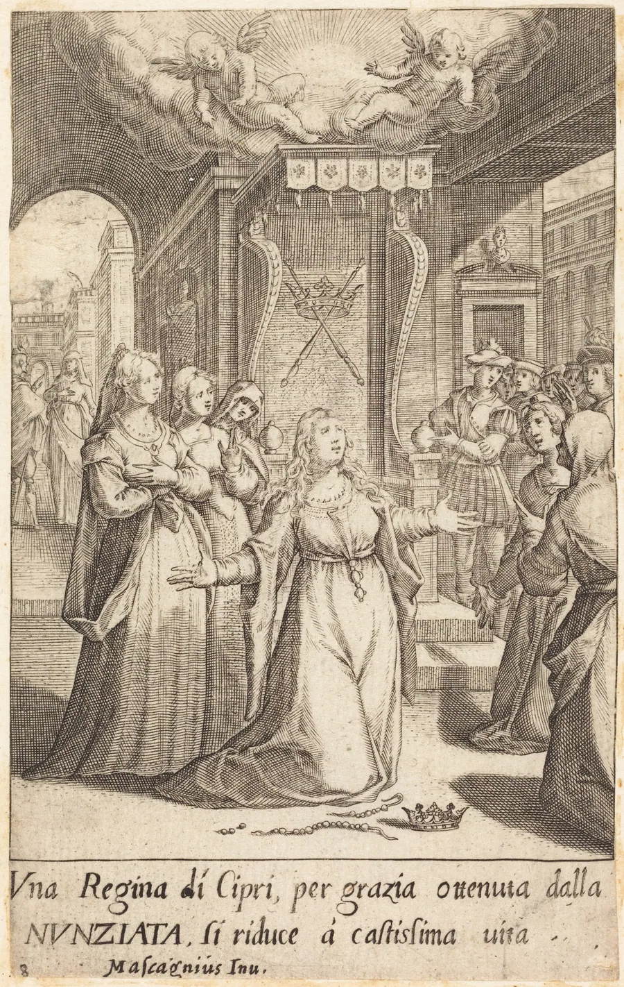 Queen of Cyprus by Jacques Callot