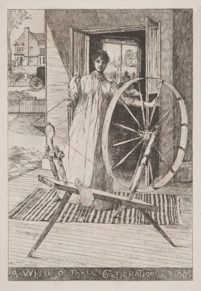 At the Spinning Wheel