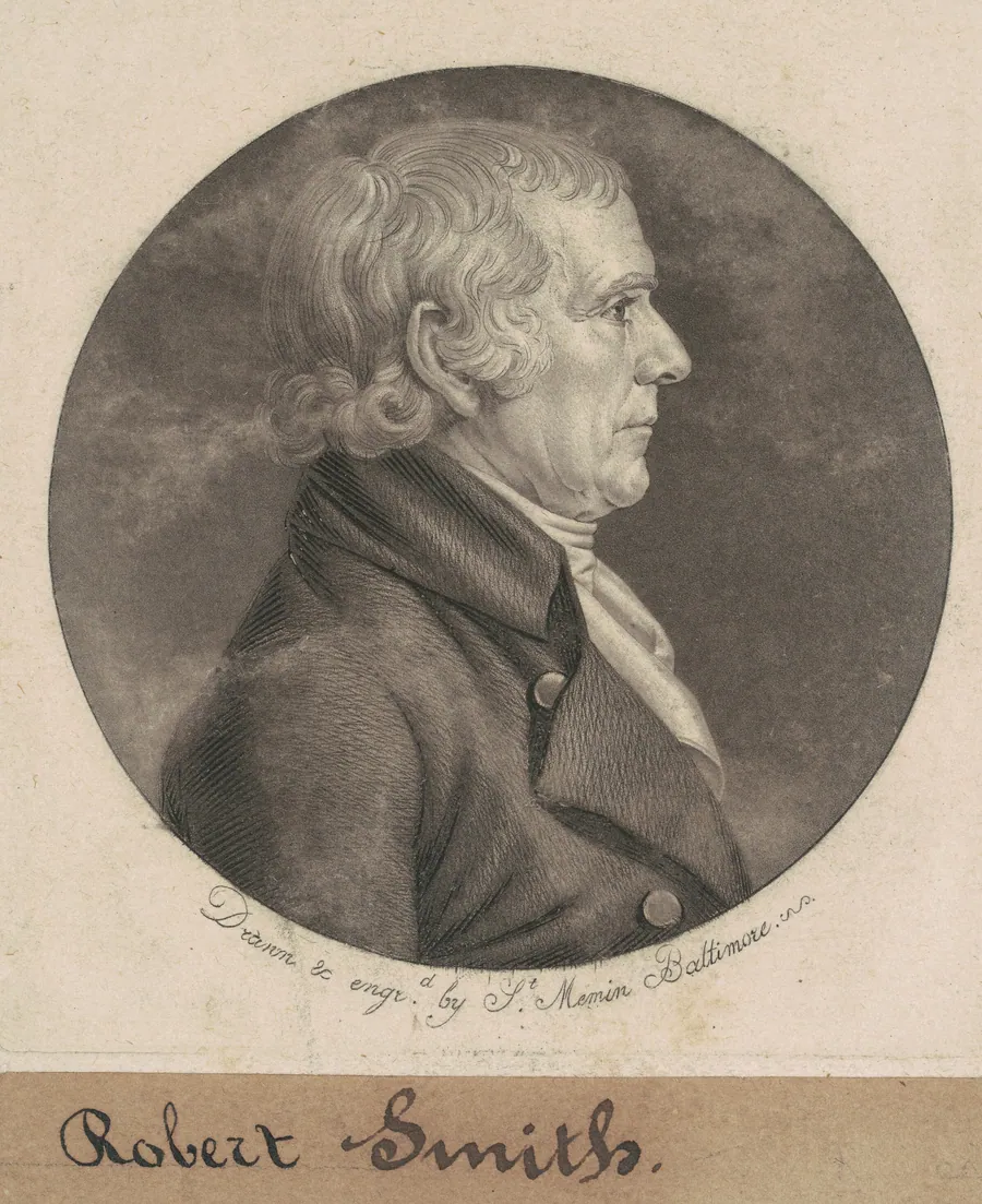 Isaac Smith II by Charles B. J. Févret de Saint-Mémin