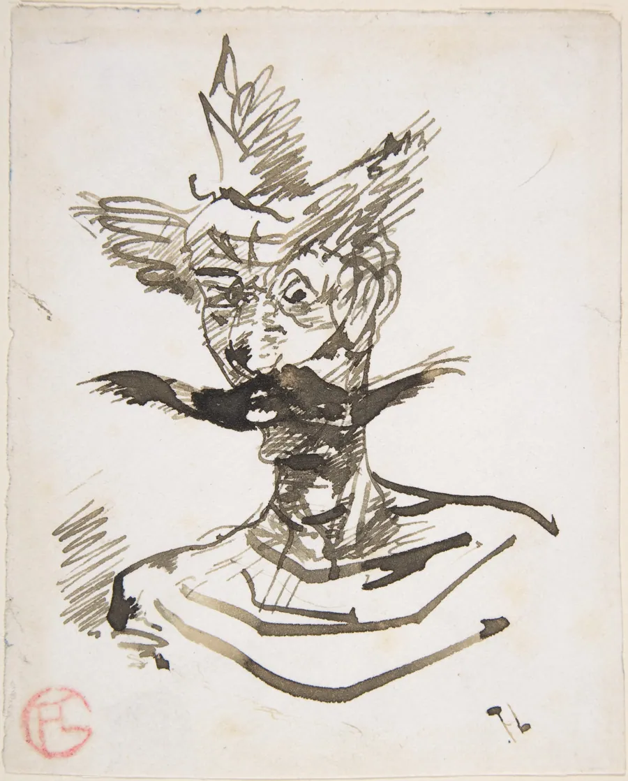 The Clown: M. Joret by Henri de Toulouse-Lautrec