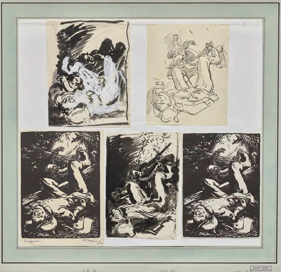 L'Explosion by Auguste Louis Lepère