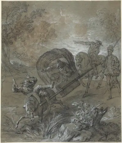 La Rancune en brancard, abattu dans le bourbier
