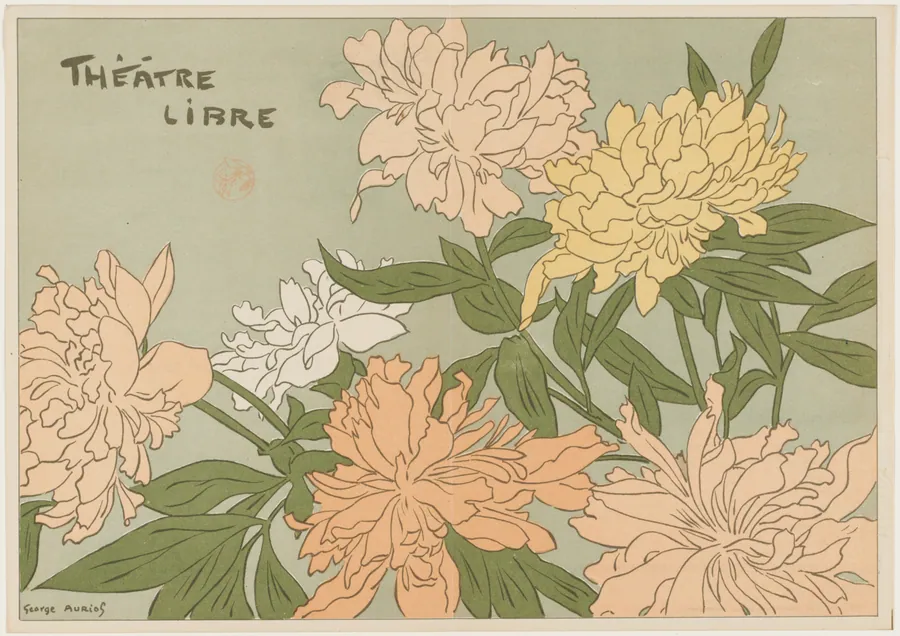 "Myrane" et "Les Chapons" (Program for Théâtre Libre) by George Auriol