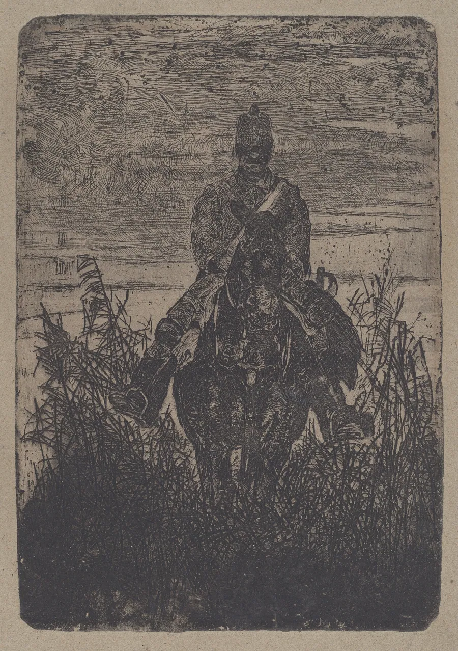 Patrol (Esplorazione) by Giovanni Fattori