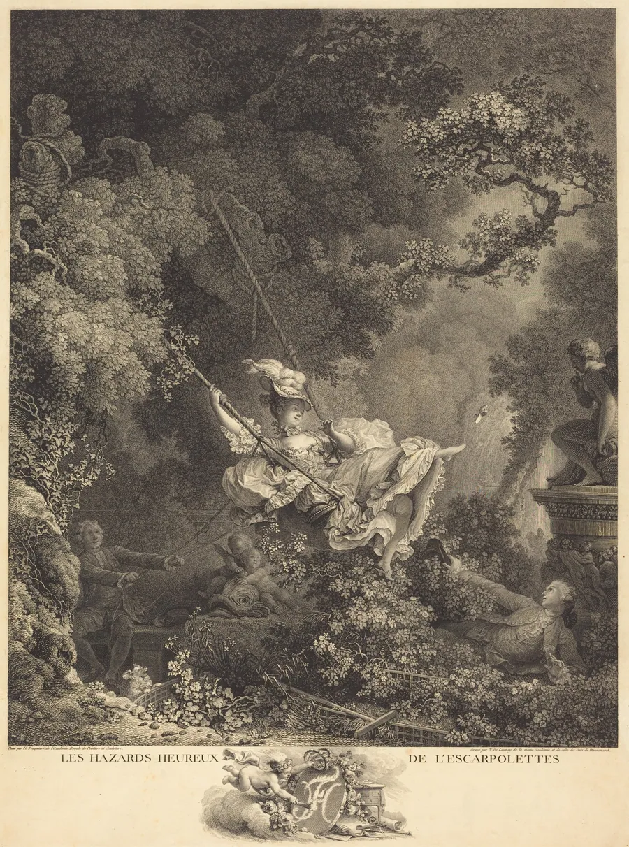Les Hazards heureux de l'Escarpolettes (The Swing) by Nicolas Delaunay