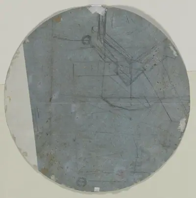 Architectural Sketch(?) (verso)