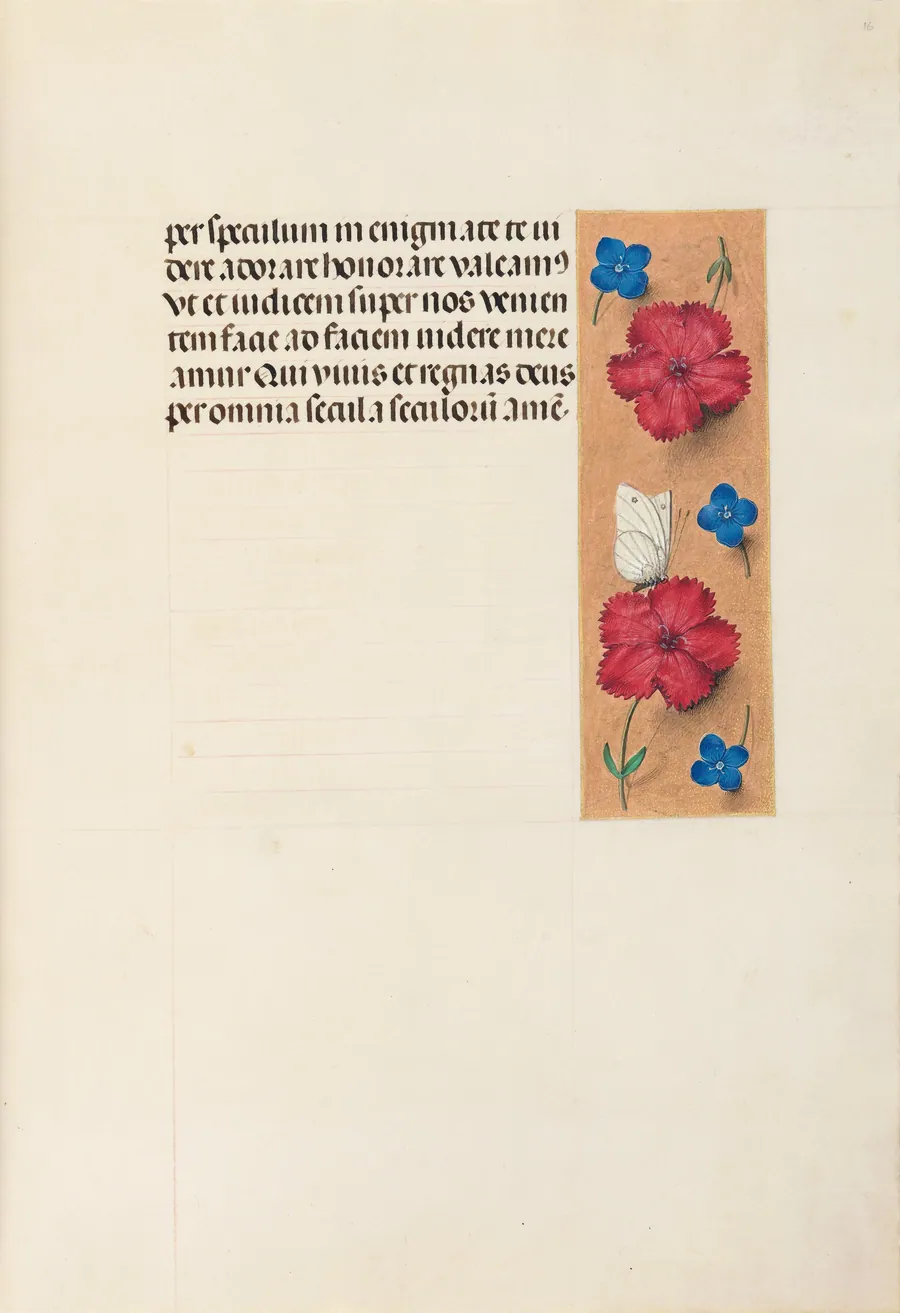 Hours of Queen Isabella the Catholic, Queen of Spain:  Fol. 16r by Master of the First Prayerbook of Maximillian