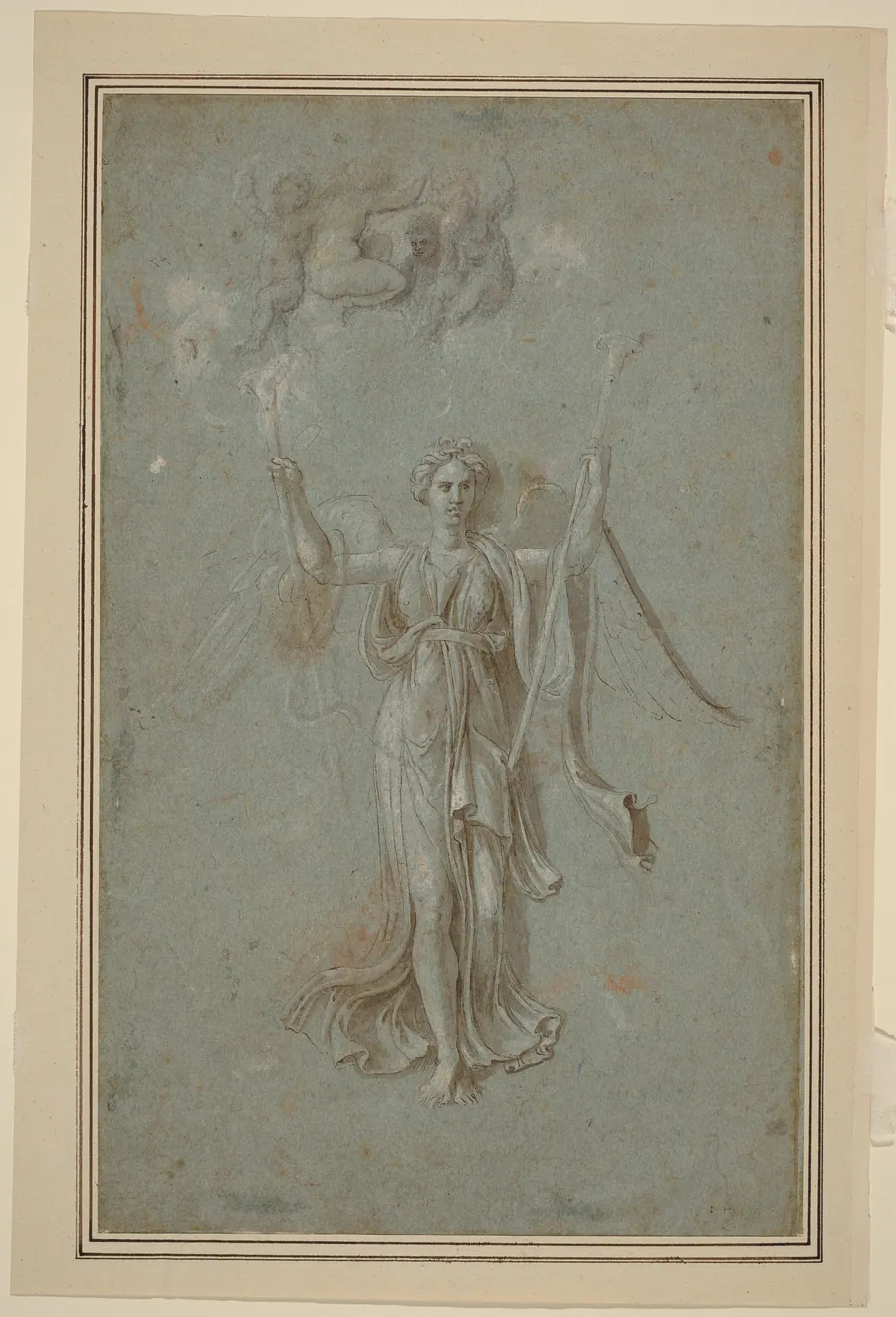 Study for Figure of Fame by Biagio Pupini