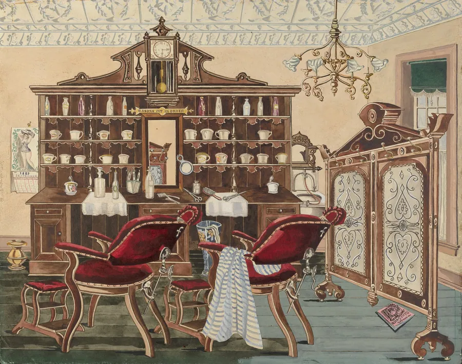 Barber Shop by Perkins Harnly