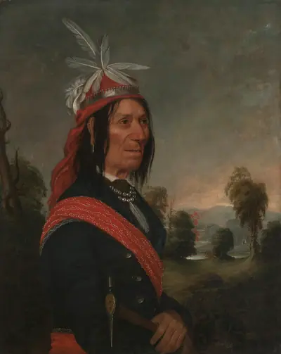 Portrait of Ossahinta, Chief of the Onondaga Nation