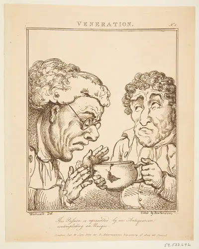 Veneration (Le Brun Travested, or Caricatures of the Passions)