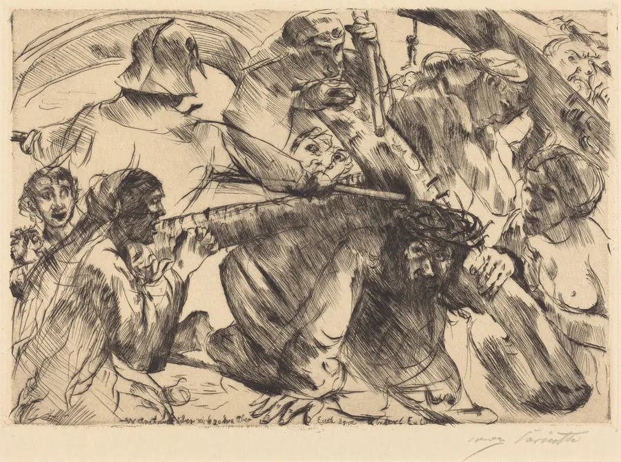 Christ Bearing the Cross (Kreuztragung) by Lovis Corinth