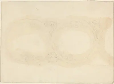 Ornamental Border Design with Winged Female Figures