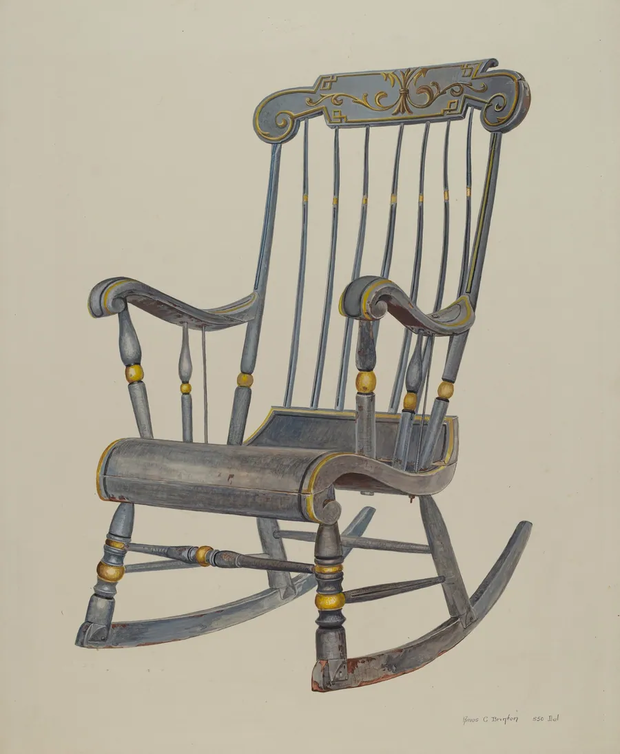 Rocking Chair by Amos C. Brinton