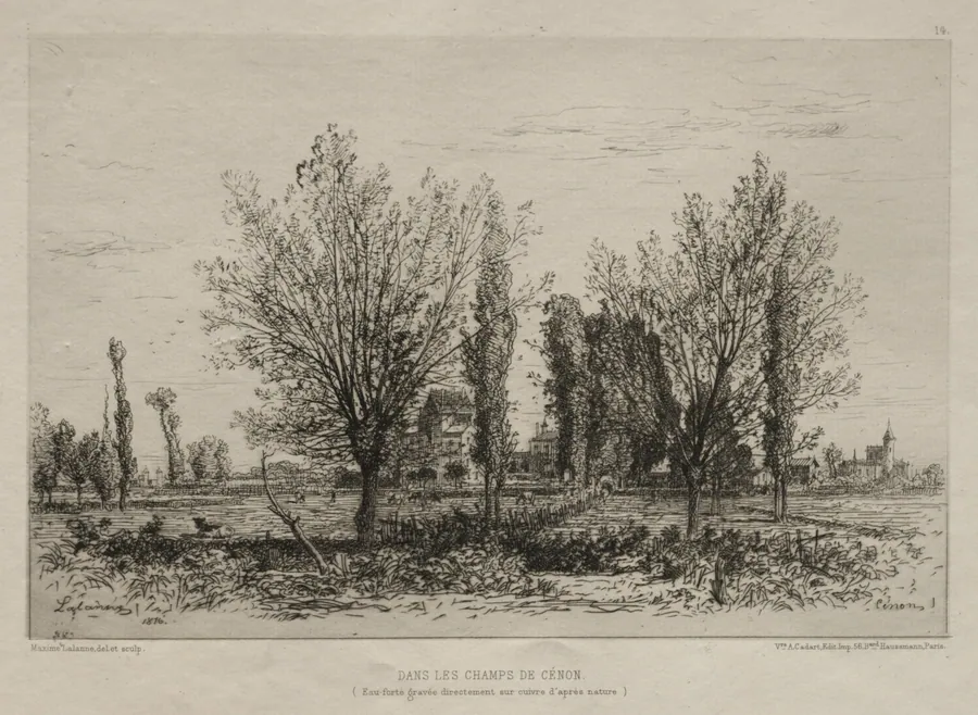 Dans les Champs de Cénon by Maxime Lalanne