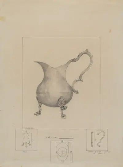 Pewter Pitcher