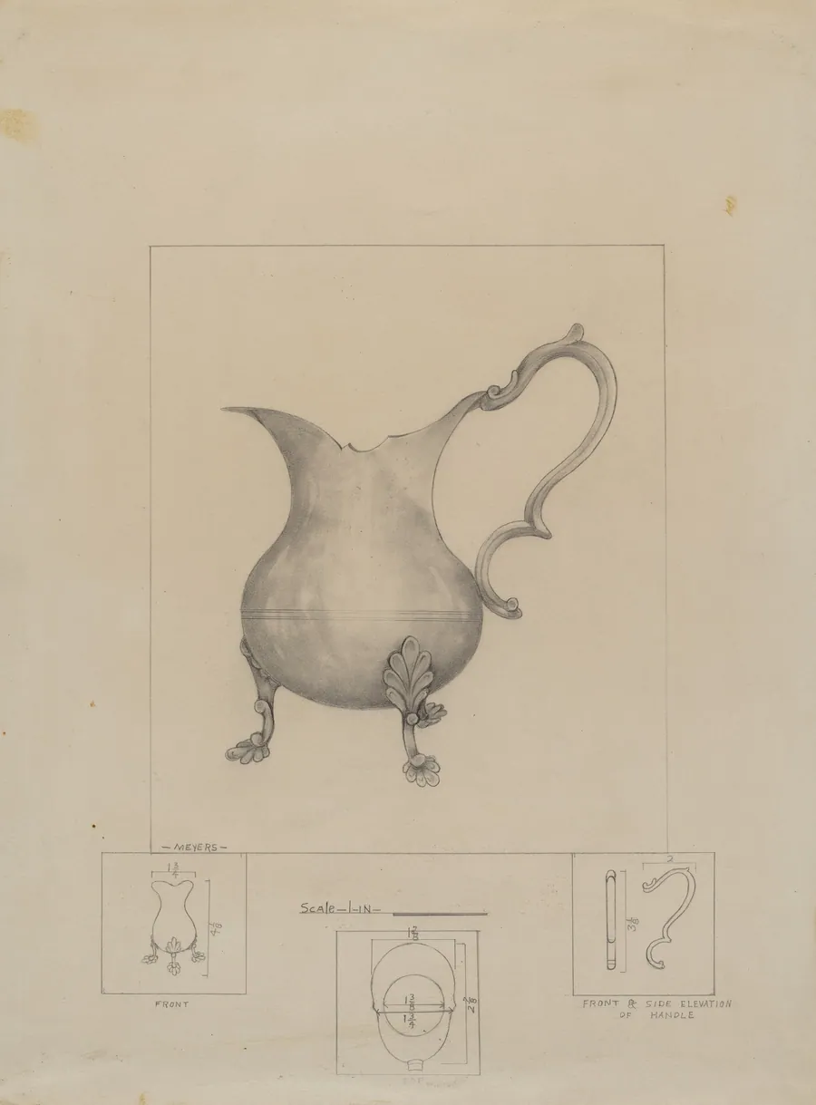 Pewter Pitcher by Henry Meyers