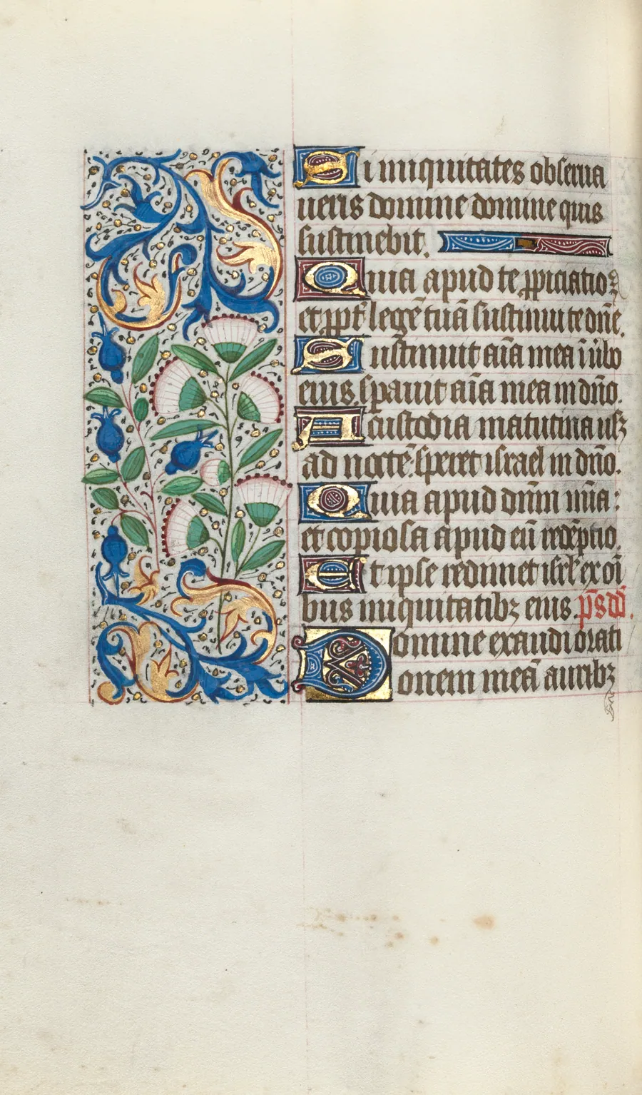 Book of Hours (Use of Rouen): fol. 90v by Master of the Geneva Latini