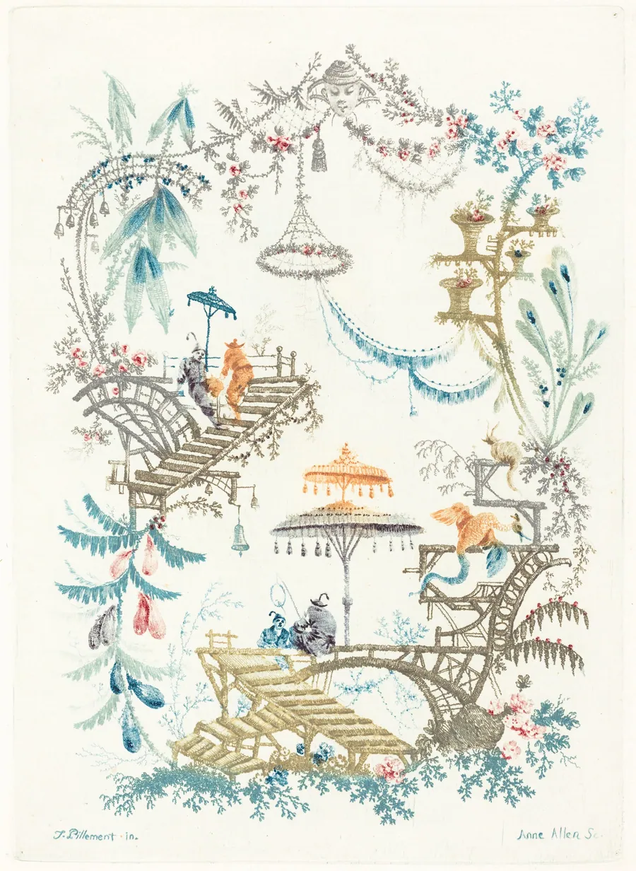 Arabesque with a Double Parasol by Anne Allen