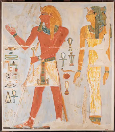 Thutmose I and His Mother Seniseneb