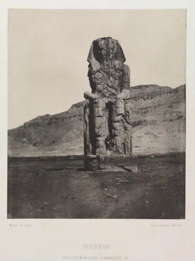 Colossol Monolith of Amenhotep III, Gournah