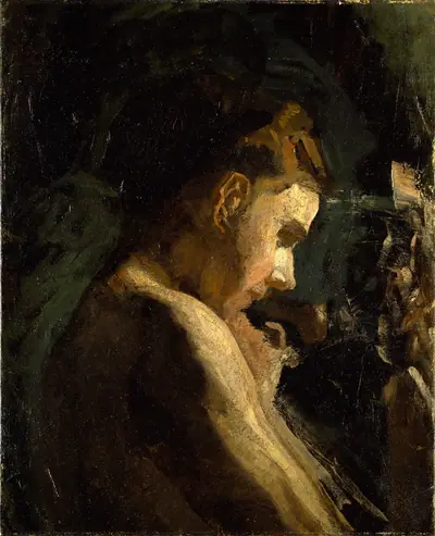 Study of a Girl's Head