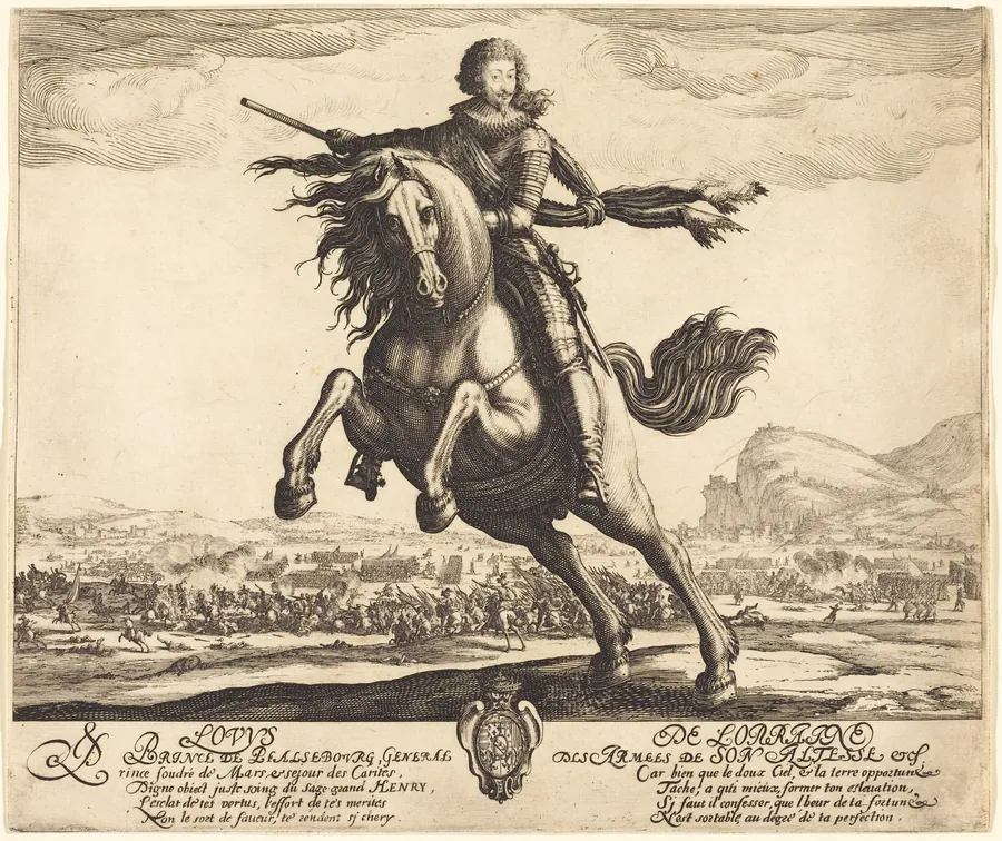 Louis de Lorraine, Prince of Phalsbourg by Jacques Callot