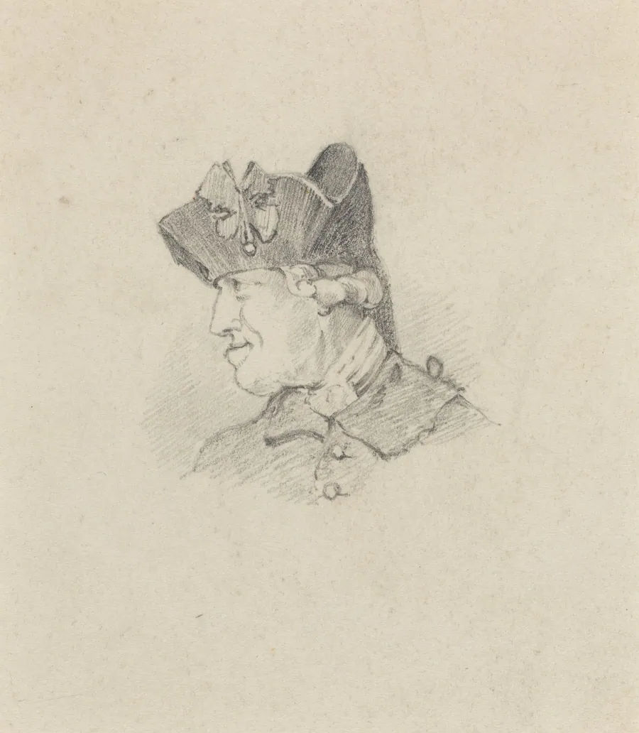 Head of a Man by Félix-Hilaire Buhot